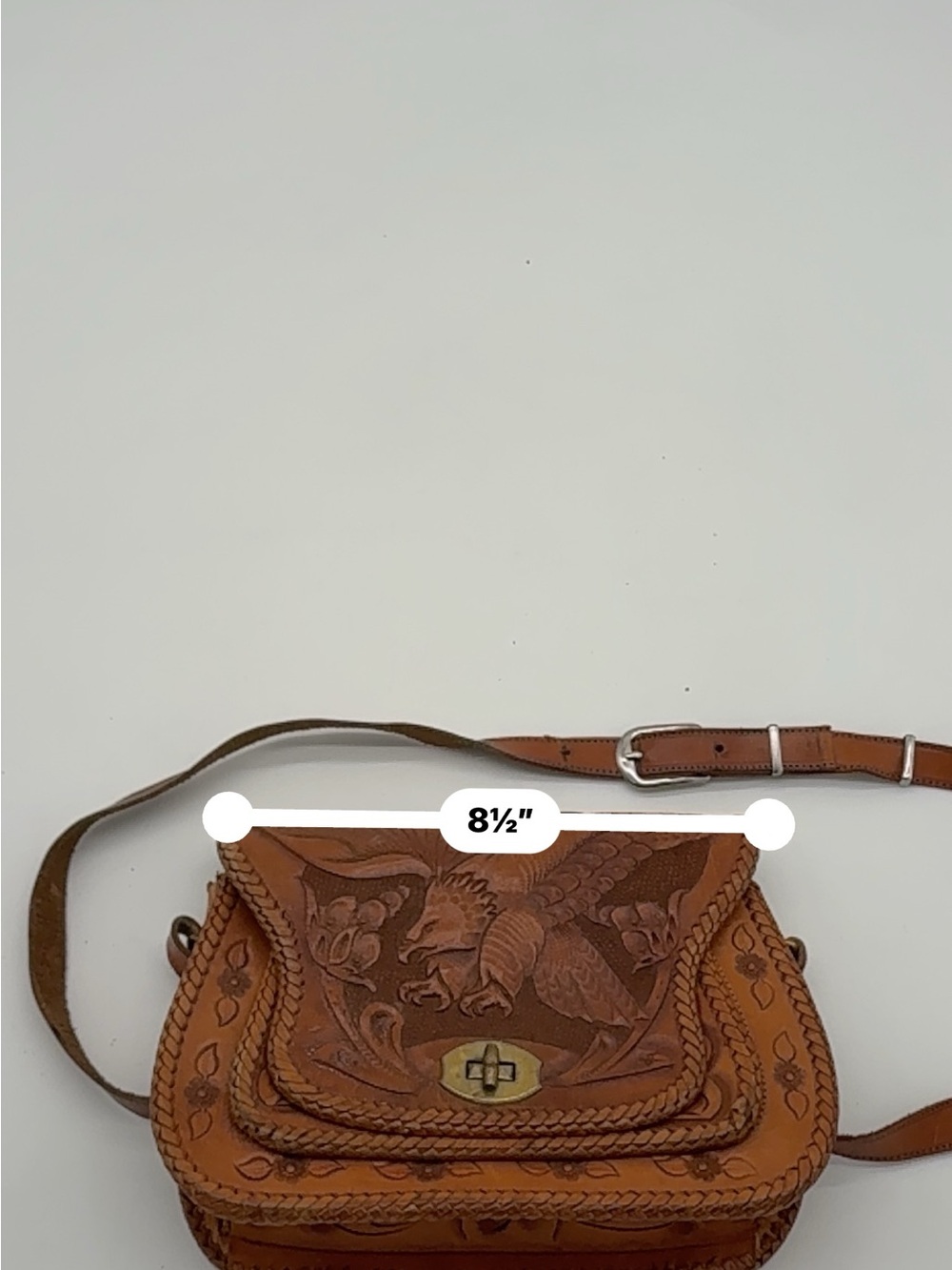 Vintage leather bag - Picture 9 of 10